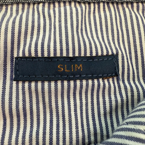 Fairlane‎ Pants Mens 35x30 Tan Linen Blend Straight Flat Front Chino - Picture 9 of 11